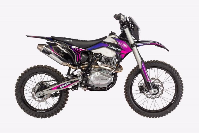 Мотоцикл Avantis A3 (PR250/172FMM-5, 6 ст.) 2022 черн/син/фиолет