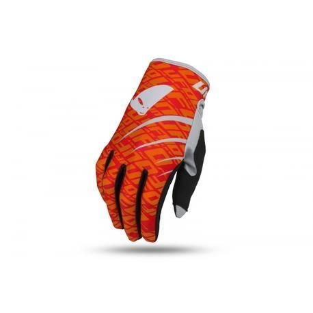 Мотоперчатки UFO INDIUM GLOVE Red Fluo L (GU04475 BFLU-L)