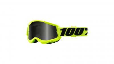 Очки 100% Strata 2 Sand Goggle Fluo Yellow / Smoke Lens