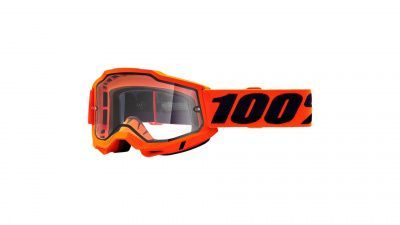 Очки 100% Accuri 2 Enduro Goggle Neon Orange / Clear Dual Lens