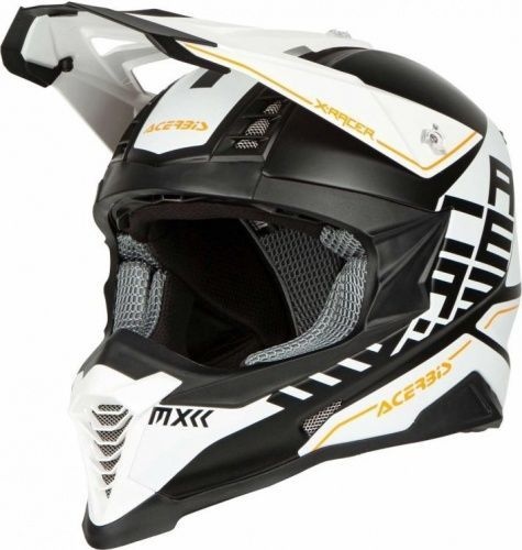 ШЛЕМ ACERBIS IMPACT X-RACER VTR WHITE/BLACK, M