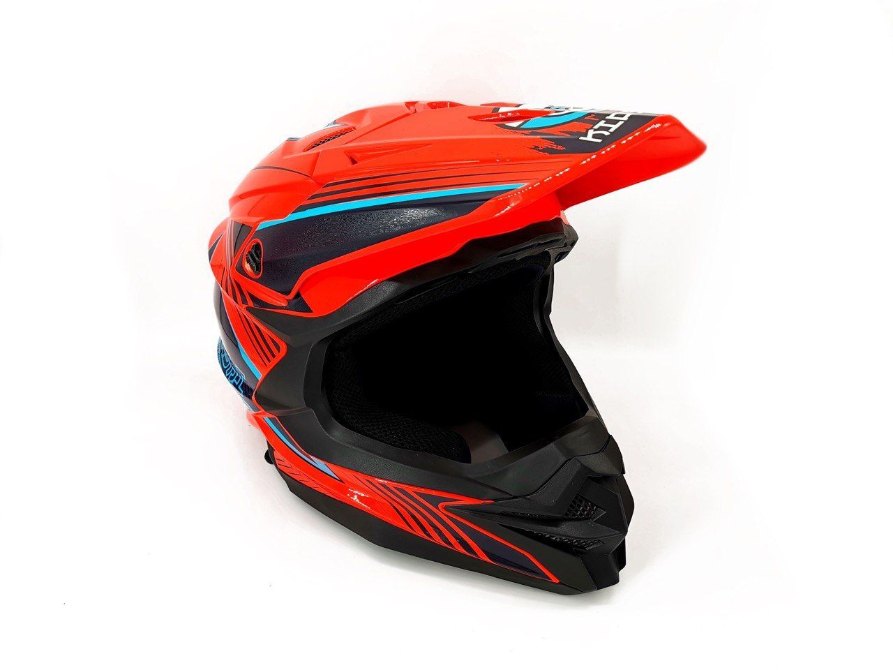 Шлем KIOSHI Holeshot 801 Кросоввый Neon Orange L