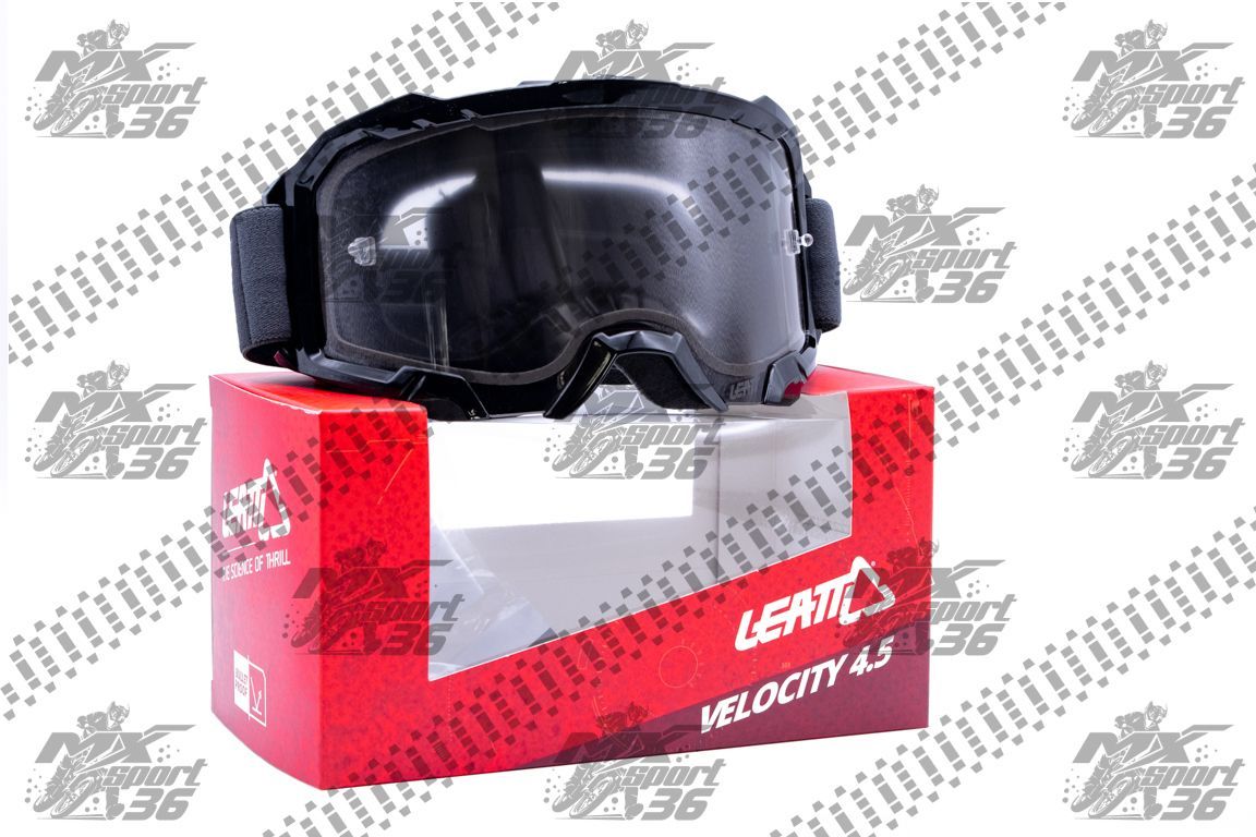 Маска кросс Leatt Velocity 4.5 Black/Light Grey 58%