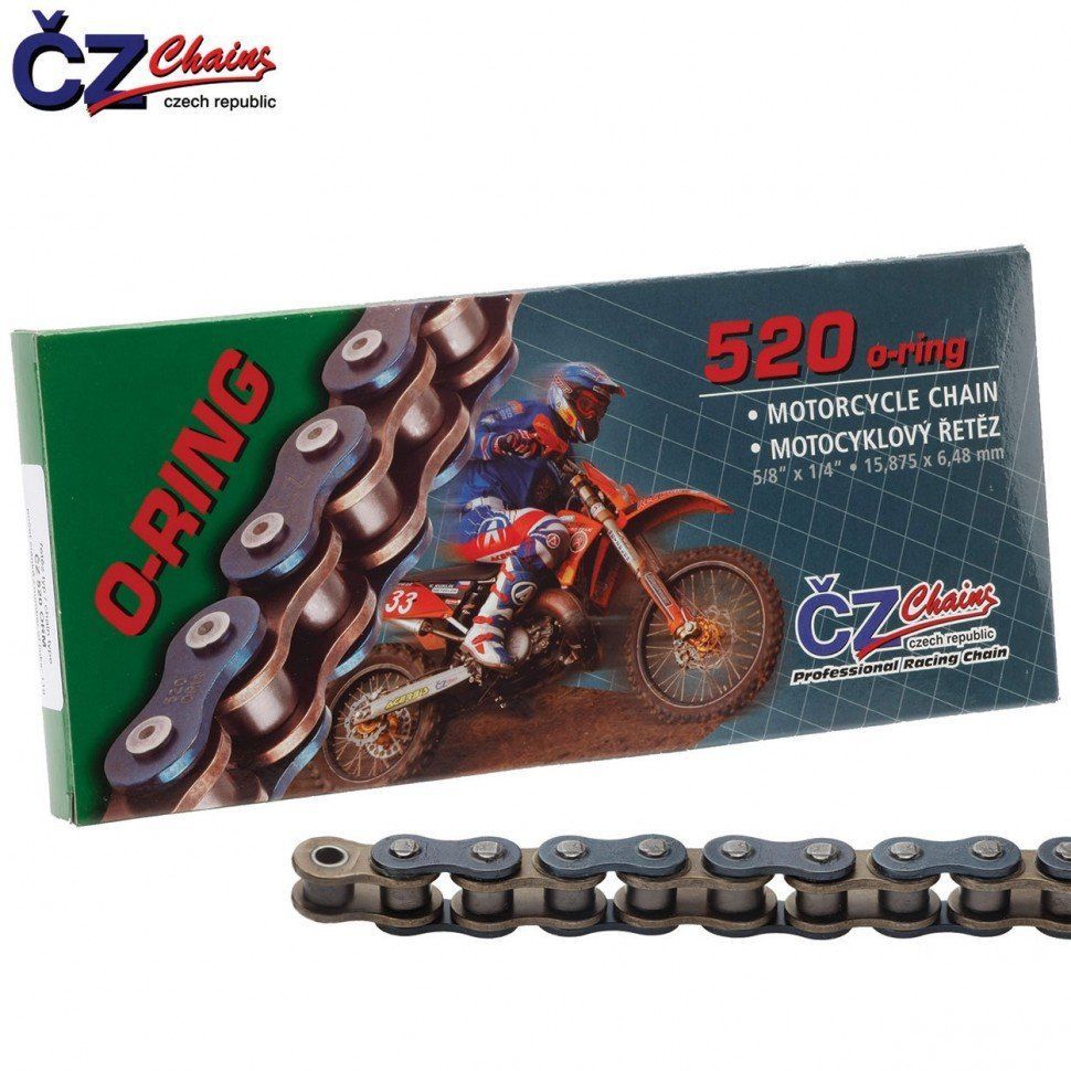 Цепь привода CZ Chains 520 ORM - 120 (O-Ring)