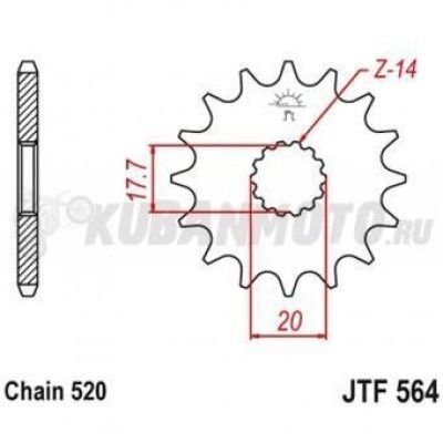 Звезда ведущая JTF564 14