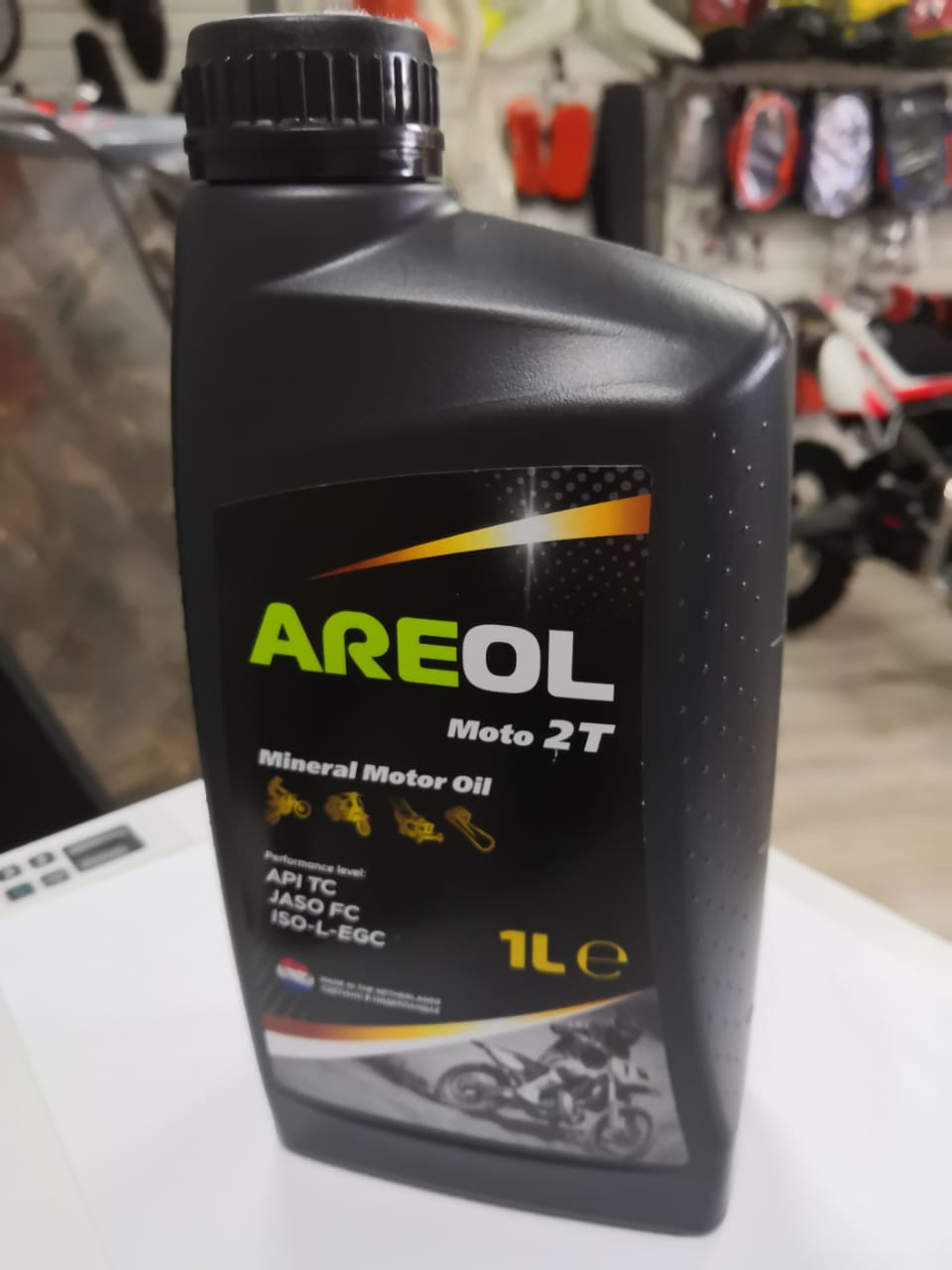 Масло Areol Moto 2t(1L) минеральное для 2-х тактных двигателей