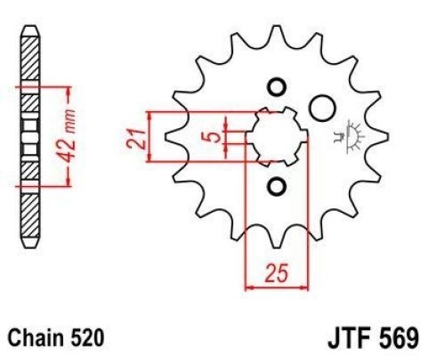 Звезда ведущая JTF 569 14