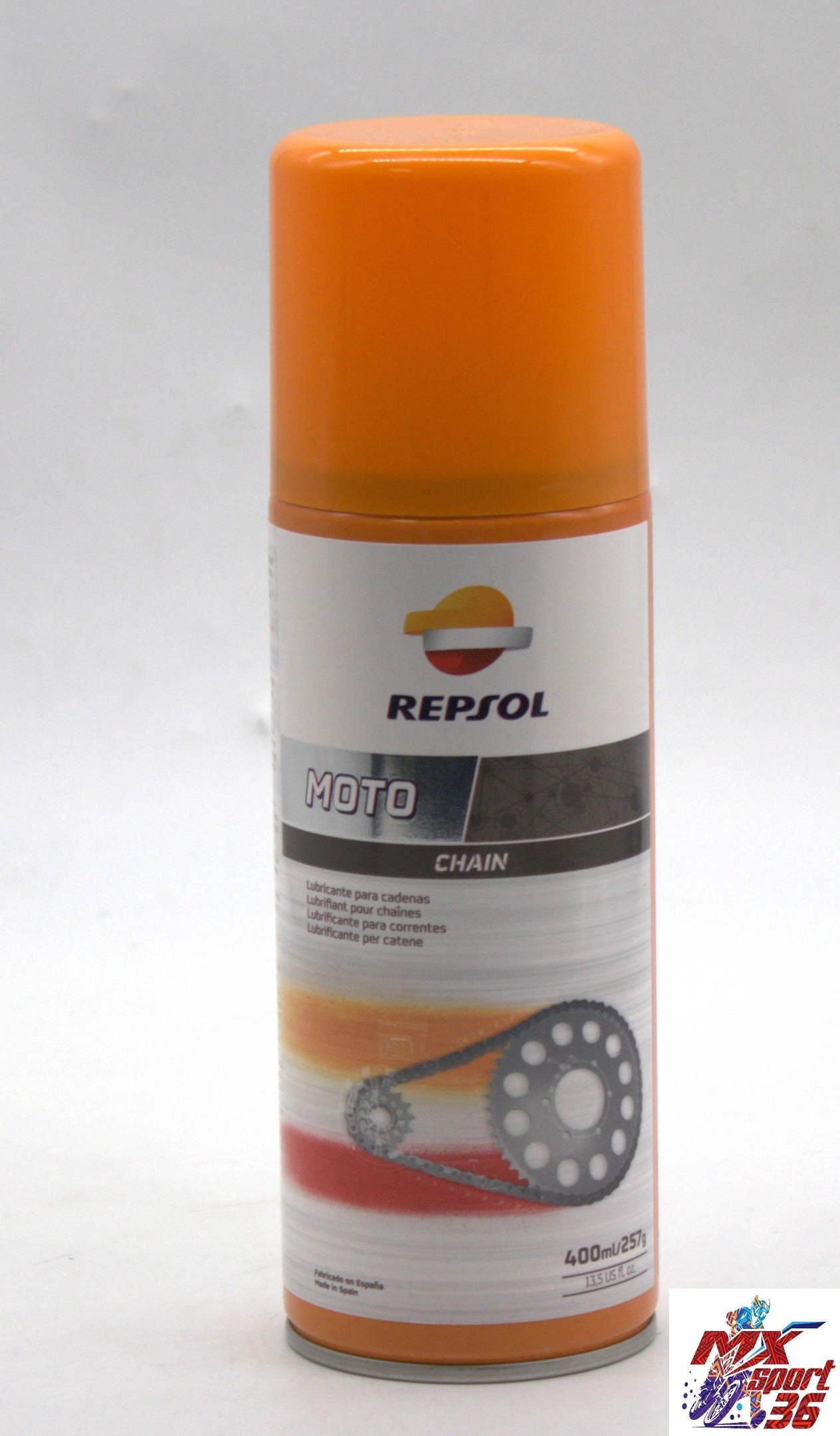 Смазка цепи Repsol moto Chain 400ml аэрозоль